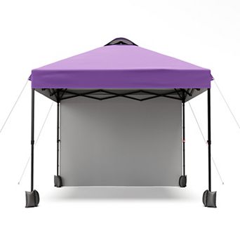 10x10FT Pop Up Canopy Tent Heavy Duty Outdoor Gazebo, Removable Sidewall, Adjustable Height