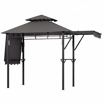 Durable Canopy Shelter for Outdoor Patio Grill Gazebo for Backyard BBQ, Resistant Construction