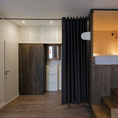 Room Separating Divider, Room Divider Curtain Screen Partition, Function Thermal Blackout Patio