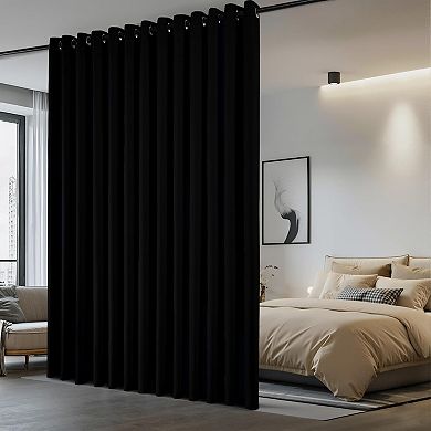 Room Separating Divider, Room Divider Curtain Screen Partition, Function Thermal Blackout Patio