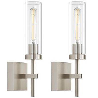 Wireless Wall Sconces Set of 2, Rechargeable Battery Operated Wall Lights with Remote Control