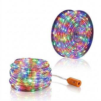 Camping String Lights, Retractable RGB Rechargeable Outdoor Lantern Lights