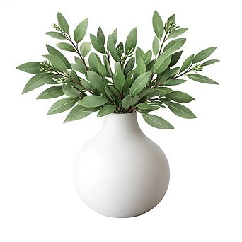Ceramic Round Vase, Minimalist Nordic Japandi Decor for Home