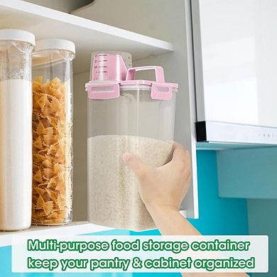 Airtight Rice Storage Container for Dry Food and Pantry Organization