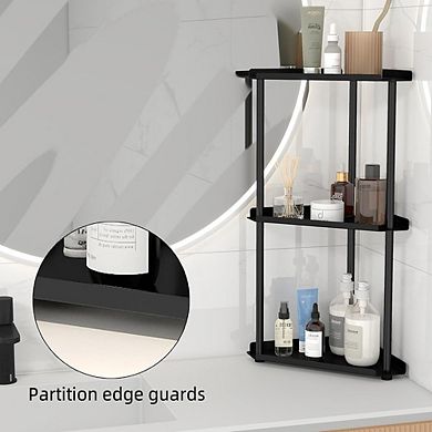 3-Tier Corner Counter Organizer Shelf, Bathroom & Vanity Storage