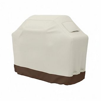 Gas Grill Cover Weather Resistant Anti-UV Waterproof Secure Straps Outdoor Medium