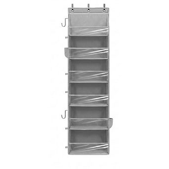 Over Door Hanging Organizer with 6 Large and 12 Side Pockets