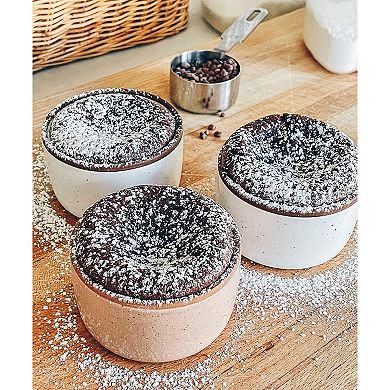 6oz Ceramic Ramekins, Set of 6 - Oven Safe Baking Dishes for Pudding, Creme Brulee, Souffle, Dip