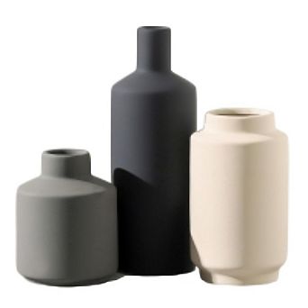 Ceramic Vase Set of 3 Decorative Vases, Modern Boho Farmhouse Style