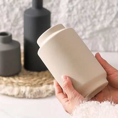 Ceramic Vase Set of 3 Decorative Vases, Modern Boho Farmhouse Style