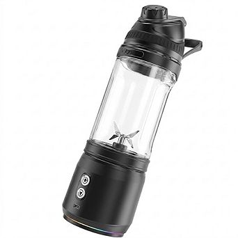 24oz Portable Personal Blender, Cordless USB-C Rechargeable, Ice-Crushing Smoothie Maker