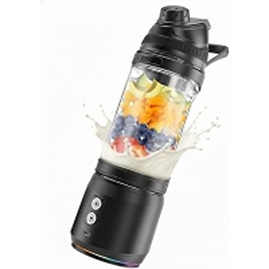 24oz Portable Personal Blender, Cordless USB-C Rechargeable, Ice-Crushing Smoothie Maker