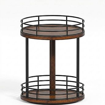 2 tier Rotating Counter Organizer, Bathroom & Vanity Storage Shelf