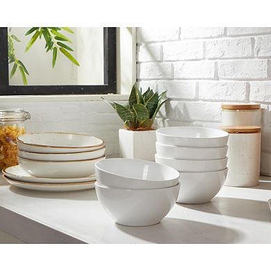 Ceramic Dinner Bowls Microwave Safe, Dishwasher Safe, Stackable
