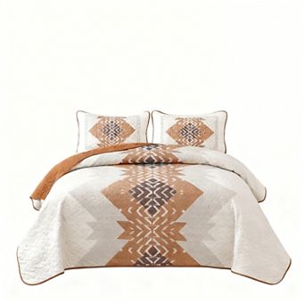 Boho Style Bedspread Three-Piece Set, Suitable for All Seasons