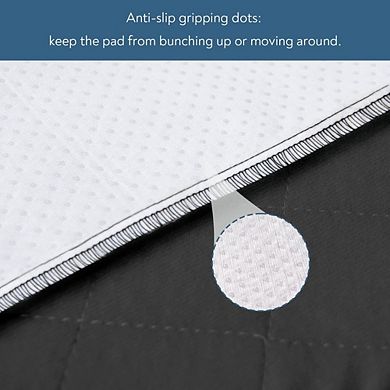 JUANWANG 4-Pack Reusable Seat Protectors, 22"x21", Washable & Absorbent, Black