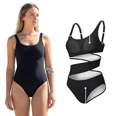Adjustable Strap One Piece Swimwear