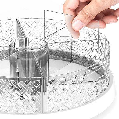 12" Lazy Susan with Bins & Dividers