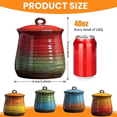 40 oz Ceramic Cookie & Treat Jar