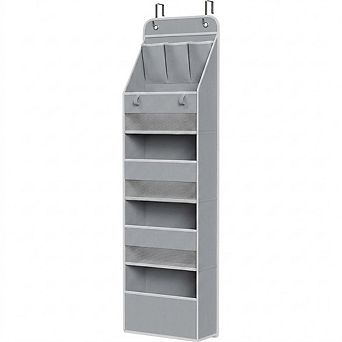 Over Door Hanging Organizer with 4 Large Roomy Pockets for Storage
