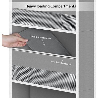 Over Door Hanging Organizer with 4 Large Roomy Pockets for Storage