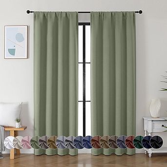 Blackout Curtains, Thermal Insulated Room Darkening Panels