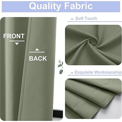 Blackout Curtains, Thermal Insulated Room Darkening Panels