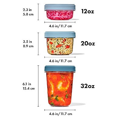 12pc Twist Stack Container Set