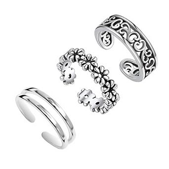 Lightweight Antique Adjustable Toe Rings