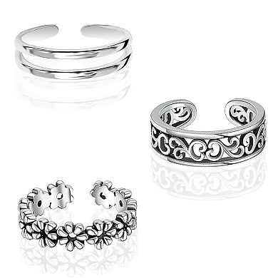 Lightweight Antique Adjustable Toe Rings
