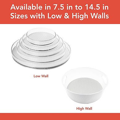 9.5" Lazy Susan Spice Rack - Gray