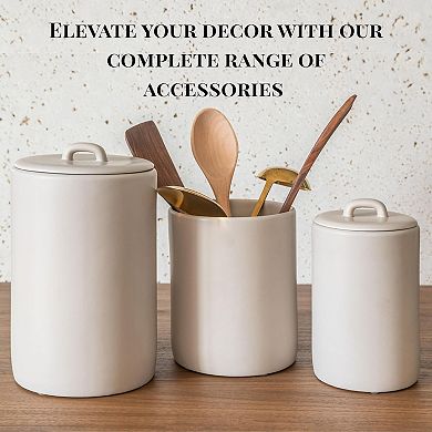 37oz Ceramic Food Storage Jars Set