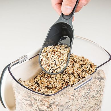Airtight Grain Storage Container with Hinged Lid, BPA-Free