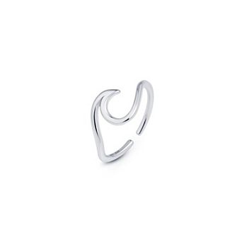 Boho Wave Hearts and Flower Toe Ring
