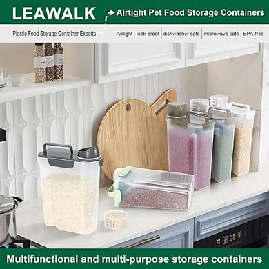 Airtight Pet Food Storage Container with Pour Spout, BPA-Free