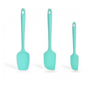 3 pc Silicone Spatula Set, Heat-Resistant, Nonstick Flexible Utensils