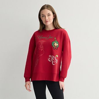 Women’s Grinch Mean One Graphic Fleece Pullover