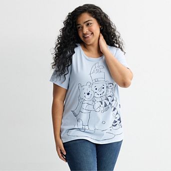 Plus Size Disney’s Winnie the Pooh & Friends Graphic Tee