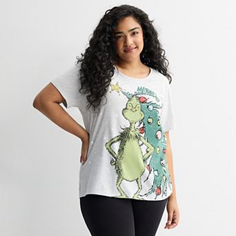Plus Size Grinchmas Tree Graphic Tee