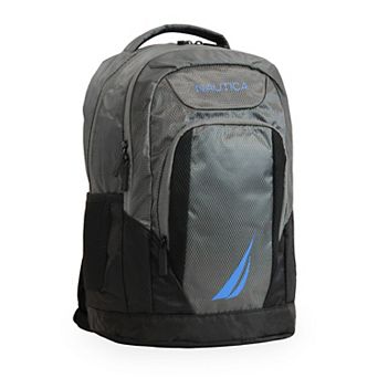 Nautica Stillwater 18-Inch Backpack with Padded Straps & Multiple Compartments
