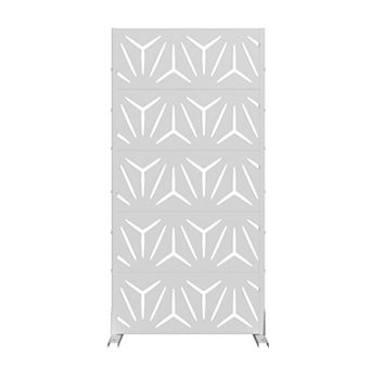 5 x 3 ft Outdoor Screen Enclosures Black Star Shaped Rectangular Galvanized Steel Panels