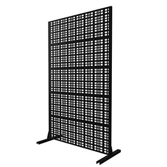 TOEMOA Freestanding Decorative Privacy Screen Divider for Indoor Outdoor Use