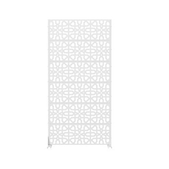 6 x 3 ft Outdoor Screen Enclosures Starry Geometric Rectangular Galvanized Steel Panels