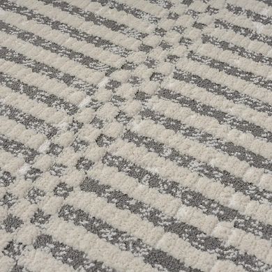 Luxe Weavers Modern Checkered Geometric Area Rug