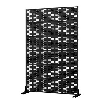 6 x 4 ft Outdoor Screen Enclosures White Rectangular brick shape Galvanized Steel Panels