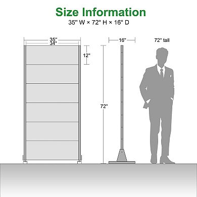 6 x 3 ft Outdoor Screen Enclosures White Irregular Rectangular Galvanized Steel Panels