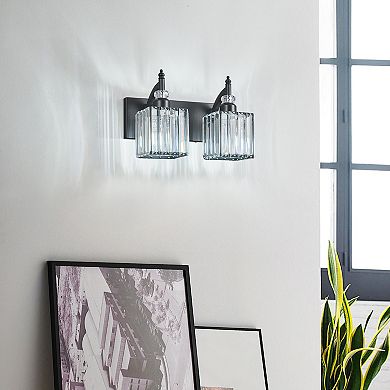 2 Light Crystal Modern Bathroom Vanity Wall Lamp Indoor Lighting