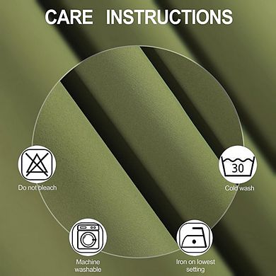 Blackout Curtains, Thermal Insulated Room Darkening Panels