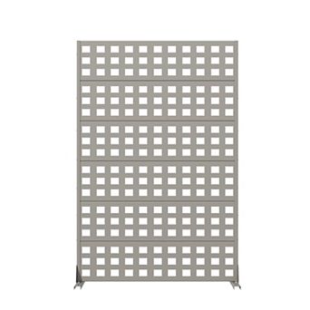 6 x 4 ft Outdoor Screen Enclosures Gray Square Rectangular Galvanized Steel Panels
