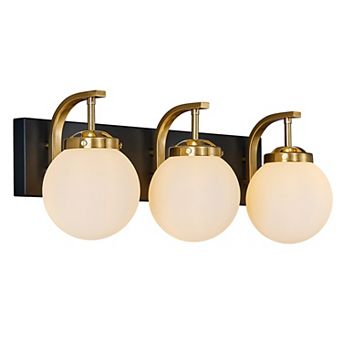 Three Lights Mirror Mounted Vanity Lamp Modern Indoor Lighting Fixture